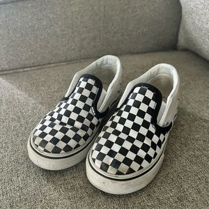 Boys Vans slip ons size 8 (toddler)